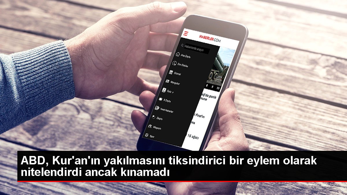 ABD, Kur'an'ın yakılmasını tiksindirici bir eylem olarak nitelendirdi ancak kınamadı