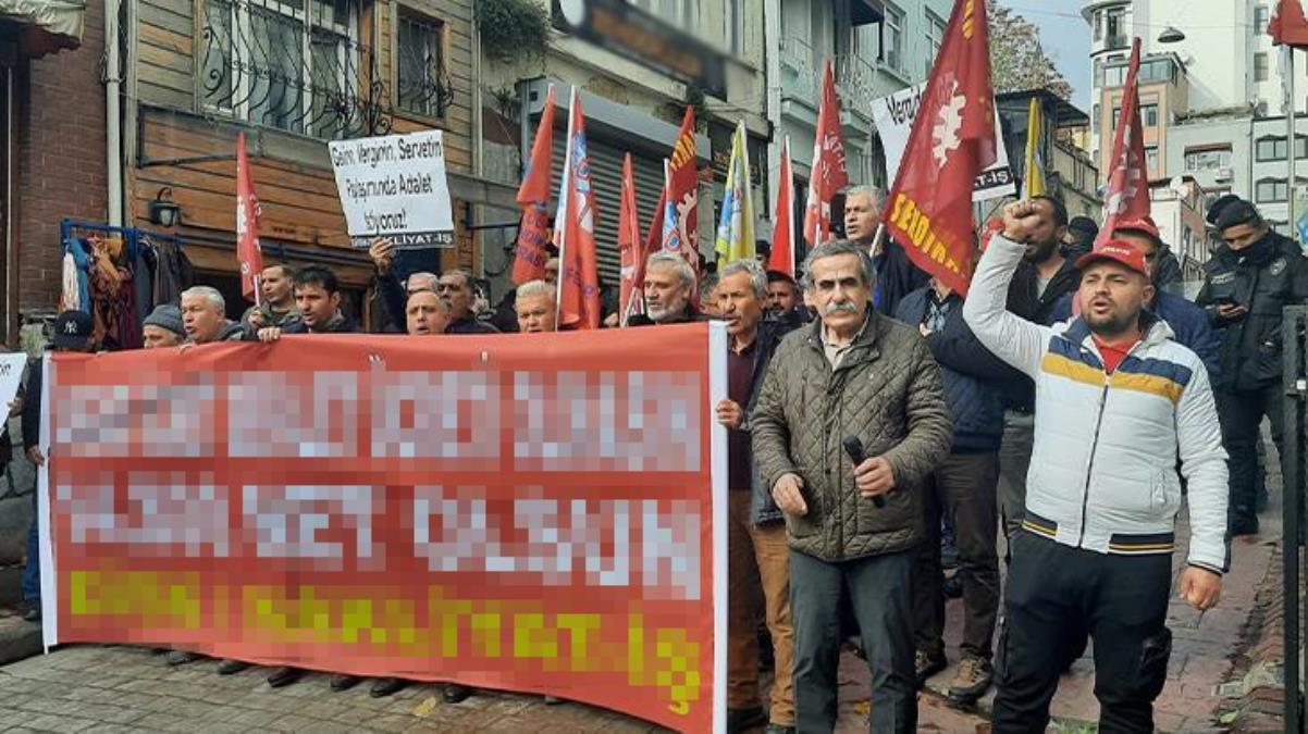 Asgari ücret için eylem yaptılar! Açtıkları pankarttaki rakamı görenler 