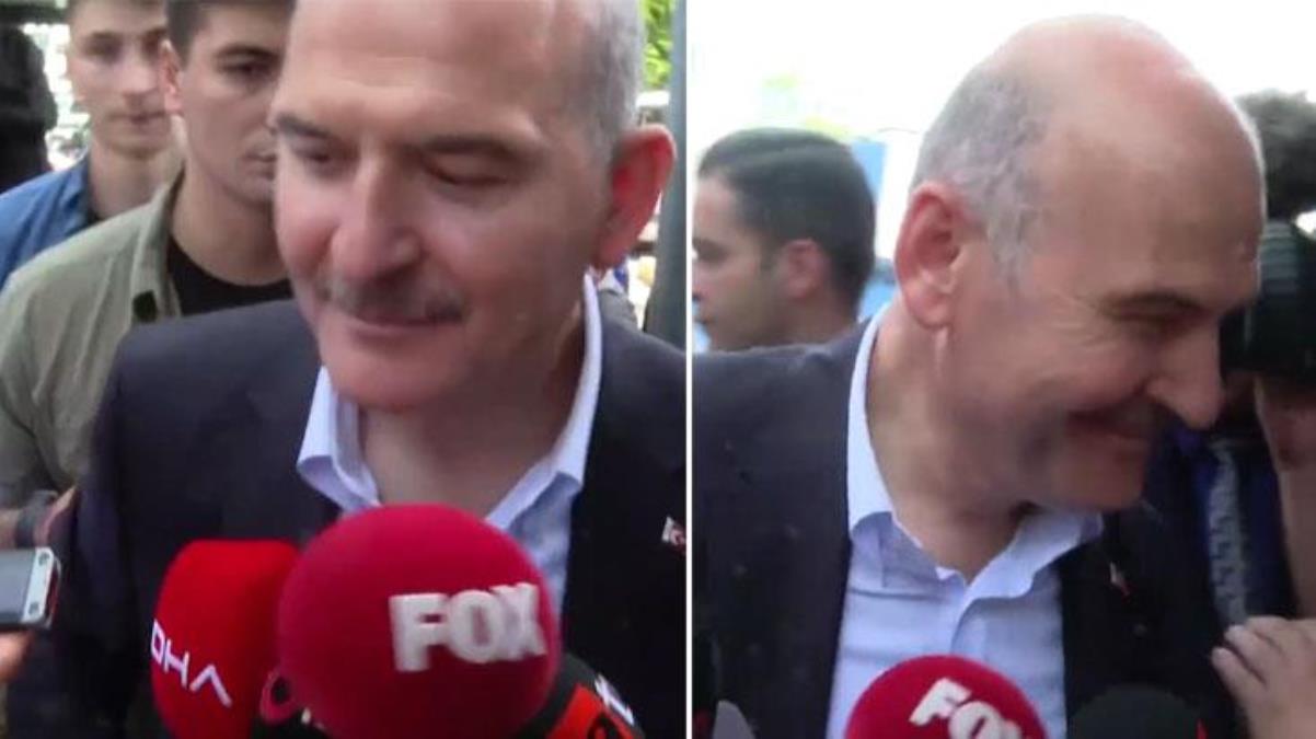 Bakan Soylu yine aynı hareketi yaptı! Gazetecinin sorusuna 