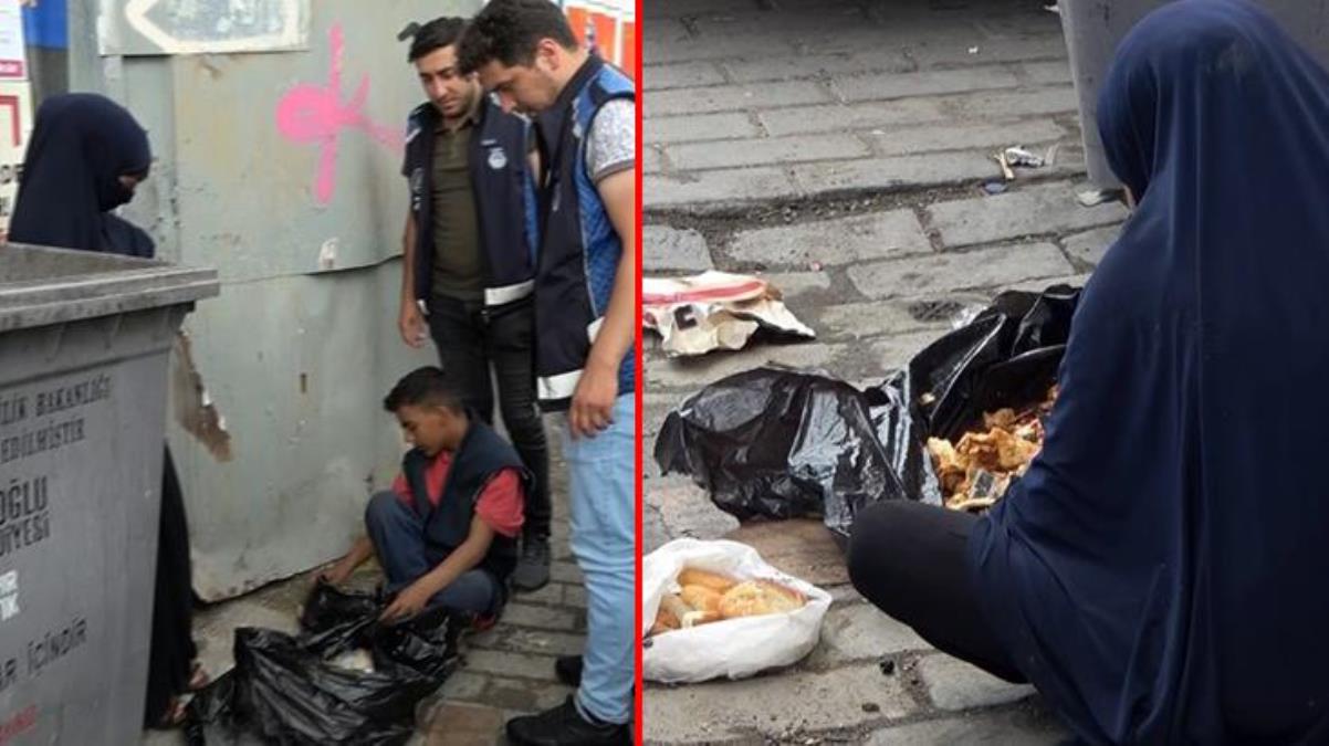 Çöpten yemek yiyip vatandaştan para alan dilencileri zabıta yakaladı - Haberler
