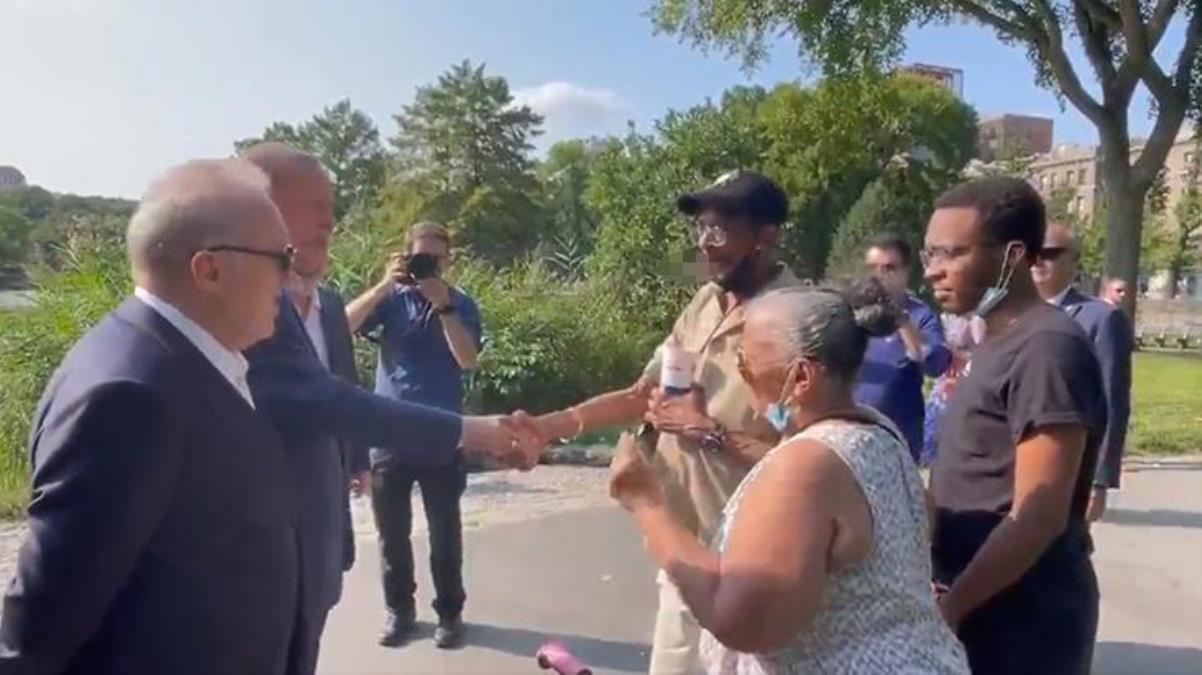Cumhurbaşkanı Erdoğan'dan Central Park'ta dolaşan ABD'li bir vatandaşa 