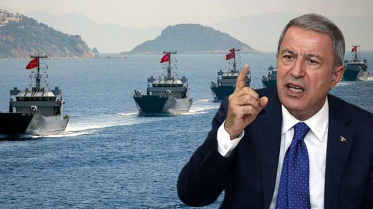 Cumhurbaşkanı Erdoğan'ın ardından Yunanistan'a bir sert tepki de Bakan Akar'dan geldi: Karşılık vermeye devam edeceğiz - Haberler