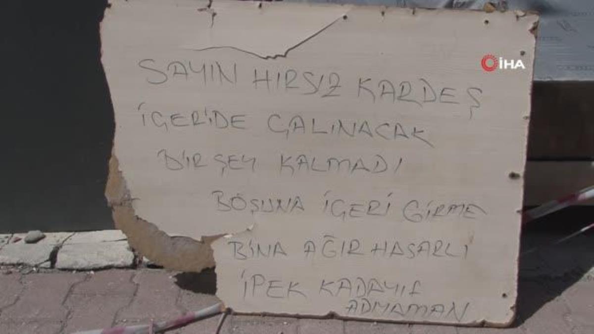 Hırsıza yaptığı uyarı şaşırttı! Yazıyı okuyanlar büyük şaşkınlık yaşıyor