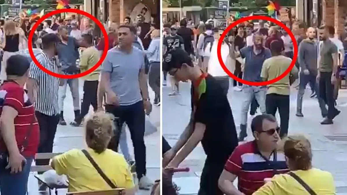 Kadıköy'de satırlı adam paniği! Yoldan geçenlere tehditler savurup küfür etti - Haberler