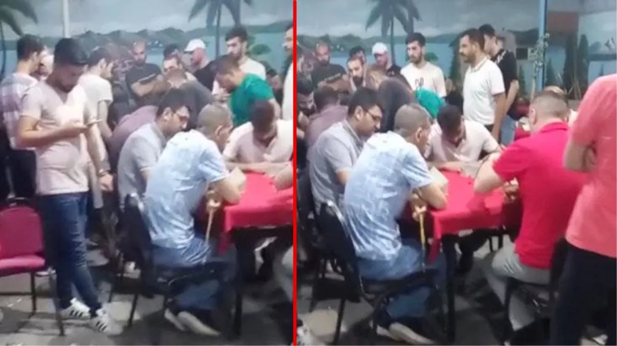 Pes dedirten anlar! Sara nöbeti geçiren adama aldırmadan okey oynamaya devam ettiler