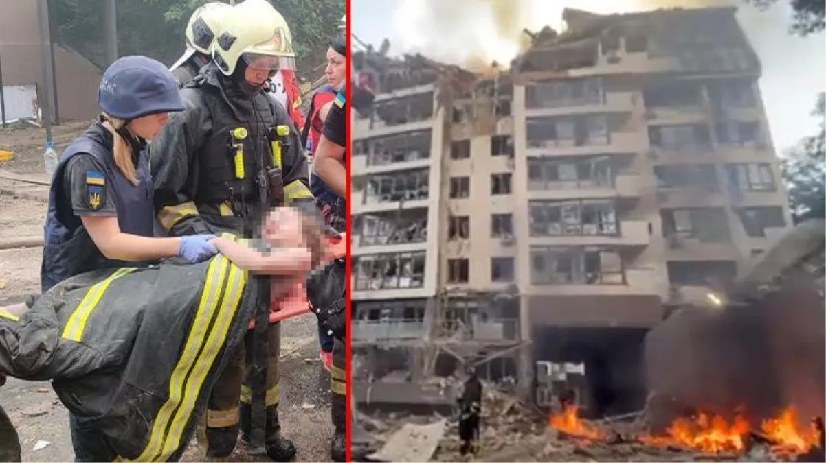 Rusya, Ukrayna'nın başkenti Kiev'i vurdu! Art arda füzeler ateşlendi, ortalık yangın yerine döndü