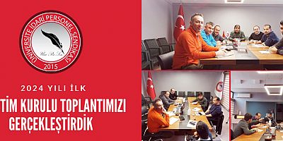 2024 YILI İLK YÖNETİM KURULU TOPLANTIMIZI GERÇEKLEŞTİRDİK.