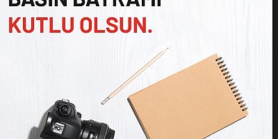 24 Temmuz Gazeteciler ve Basın Bayramı mesajımızı ekte iletiyor, tüm basın emekçilerinin bayramını kutluyoruz. Çalışmalarınızda başarılar dileriz.
