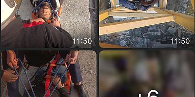 Antakya  Odabaşı mahallesi kule vinç içerisinde rahatsızlanan operatör ekiplerimiz tarafından bulunduğu yerden indirilip sağlık ekiplerine teslim edilmiştir