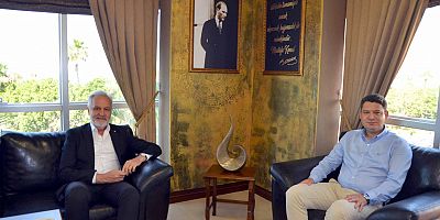 Arsuz Kaymakamı Hacı Hasan Gökpınar İTSO’yu ziyaret etti