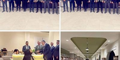 BAKAN YARDIMCISI YAZGI, İSKENDERUN ŞEHİR KÜTÜPHANESİ'Nİ ÇOK BEĞENDİ 