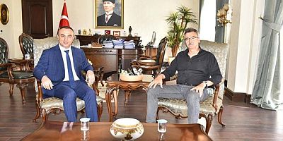 Dış Ticaret ve Gümrüklerden Sorumlu Eski Bakan Kürşad Tüzmen’den Vali Soytürk’e Ziyaret