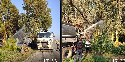 Erzin Yukarıburnaz mah yanık değirmen mevkii ağaçlık alan yangını Erzin İtfaiye Dörtyol itfaiye park bahçe ekipleri ile birlikte söndürülmüştür