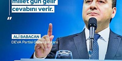 Genel Başkanımız Sayın Ali Babacan'ın TBMM'deki Yeni Yol Grup Toplantısı konuşmasından satır başlarını ve görselleri ekte paylaşılmıştır.  Saygılarımızla 