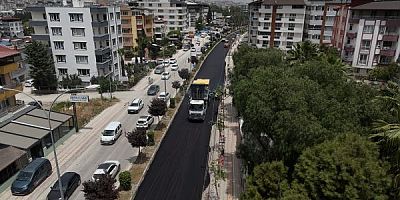 HARBİYE CADDESİ’NDE ASFALT ÇALIŞMALARI BAŞLADI