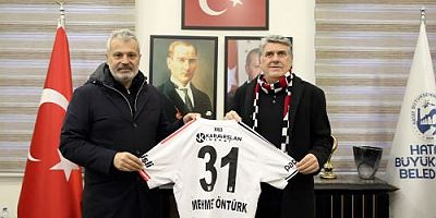 HBB BAŞKANI ÖNTÜRK, BJK BAŞKANI ADALI’YI AĞIRLADI