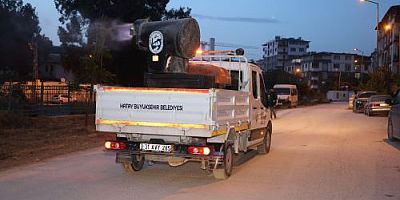  İLAÇLAMA FİLOSU GECE GÜNDÜZ HİZMET VERİYOR