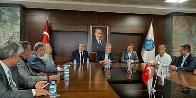 inşaat Mühendisleri Odası’ndan İTSO’ya Hayırlı Olsun Ziyareti