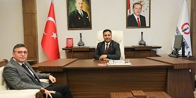 İSKENDERUN BELEDİYE BAŞKANI DÖNMEZ’DEN REKTÖR  DURUEL’E HAYIRLI OLSUN ZİYARETİ