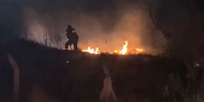 İskenderun numune mahallesi otluk alan yangını ormanlık alana ve meskenlere ulaşmadan orman ekipleri ve bizimle