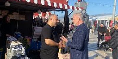 İTSO Yönetimi Anıt Alanında Ramazan Şenlikleri Kapsamında Stant Açan Esnafları Ziyaret Etti