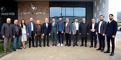 İTSO Yönetiminden Edip Demir-Çelik Tesislerine Ziyaret Mithat Ceritbinmez; “Bölgede Tercih Edilir Olmamız, Çalışma Azmimizi Arttırıyor”