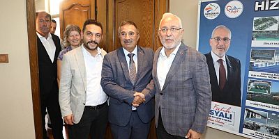 MHP’DEN BELEDİYE BAŞKANI TOSYALI’YA ZİYARET