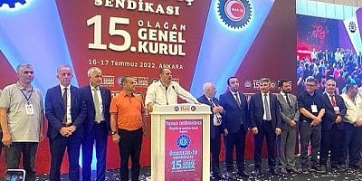 Öz Çelik İş Sendikası 15. olağan genel kurulu Ankara Green Park otelde gerçekleştirildi. Genel kurulda mevcut başkan Yunus Demirmenci delegelerin oyları ile bir kez daha genel başkan seçildi.