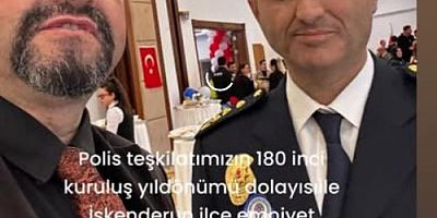 Polis teşkilatımızın 180 inci kuruluş yıldönümü dolayısıile İskenderun ilçe emniyet mürlüğümüzce düzenlenen kutlama programına iştirak ettik ülkemizin huzuru ve asayişi için mücadele eden Tüm polis teşkilatımızın günü kutlu olsun
