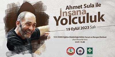 SANATÇI EMNİYET MÜDÜRÜ AHMET SULA 19 EYLÜL’DE OSMANİYE’DE..