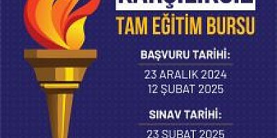 TÜRK EĞİTİM DERNEĞİ'NDEN KARŞILIKSIZ TAM EĞİTİM BURSU