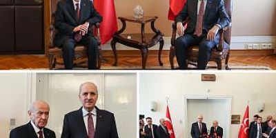 Türkiye Büyük Millet Meclisi Başkanımız Numan Kurtulmuş, Milliyetçi Hareket Partisi Genel Başkanı Devlet Bahçeli’yi Meclis’teki parti grubunda ziyaret etti.