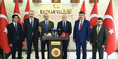ULAŞTIRMA VE ALTYAPI BAKANI ABDULKADİR URALOĞLU BATMAN’DA…    ULAŞTIRMA VE ALTYAPI BAKANI ABDULKADİR URALOĞLU: