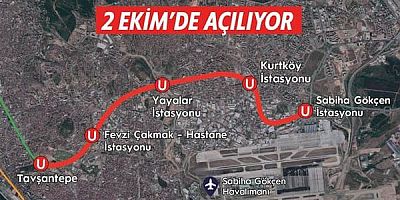ULAŞTIRMA VE ALTYAPI BAKANI KARAİSMAİLOĞLU: -2 EKİM’DE SABİHA GÖKÇEN HAVALİMANI METRO HATTI İLE TARİHE BİR İMZA DAHA ATIYORUZ