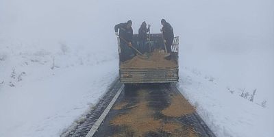 YAYLADAĞI BELEDİYESİ’NDEN KAR UYARISI YAYLADAĞI BELEDİYESİ KARLA KAPLANAN YOLLARI AÇIYOR