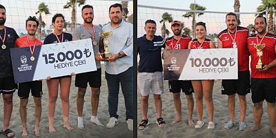 ZAFER COŞKUSU SAHİLDE SPORLA TAÇLAND