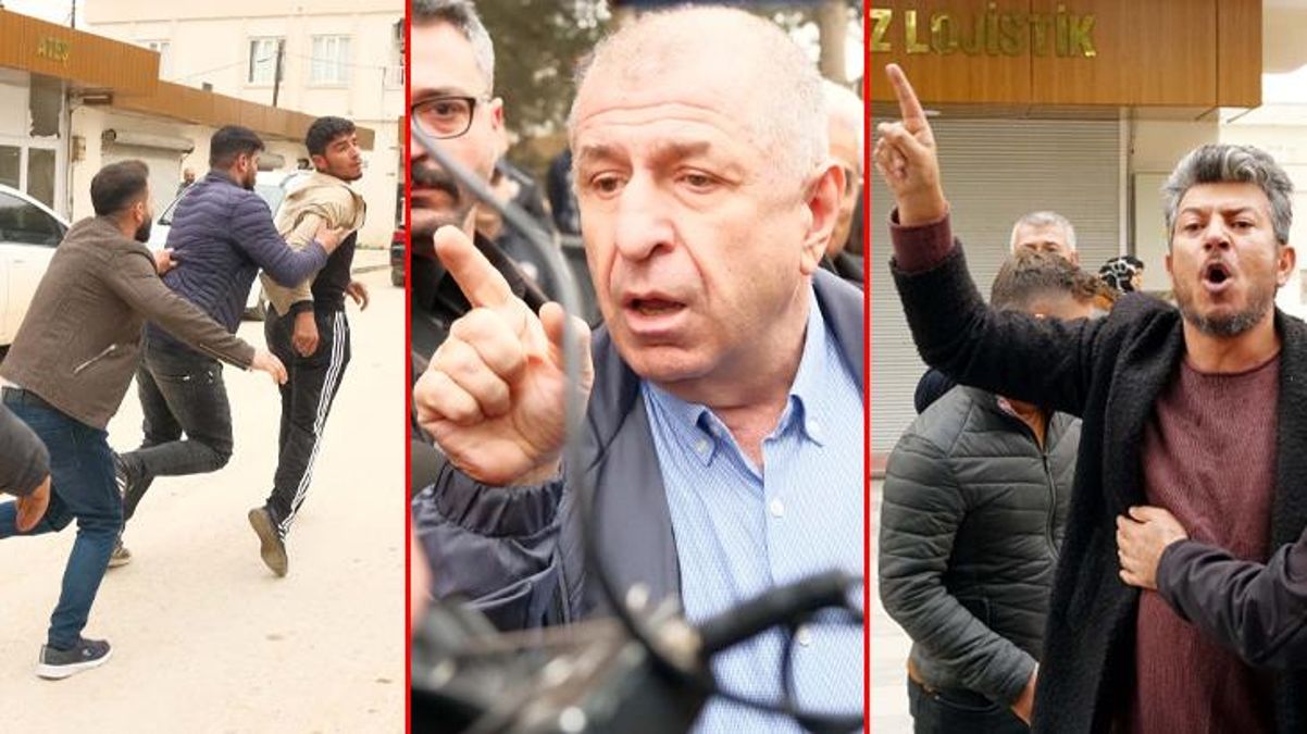 Ümit Özdağ, terör saldırısının yaşandığı Karkamış'a gitti! 40 kişilik grubun protestosuyla ortalık fena karıştı